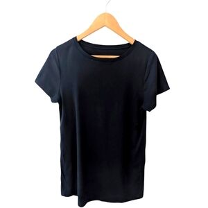 Isabel Maternity Classic Black Women's Top Cotton Size L